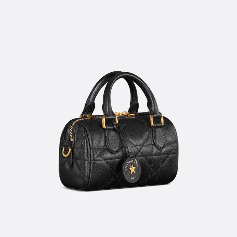 Dior Groove 17 Bag In Macrocannage Calfskin Black - Image 3