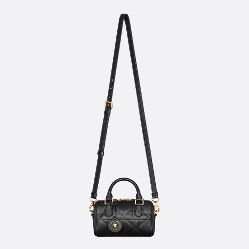 Dior Groove 17 Bag In Macrocannage Calfskin Black - Image 5