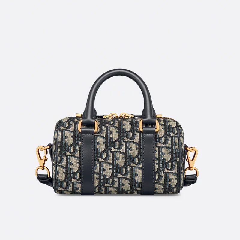 Dior Groove 17 Bag In Oblique Motif Canvas Blue - Image 2