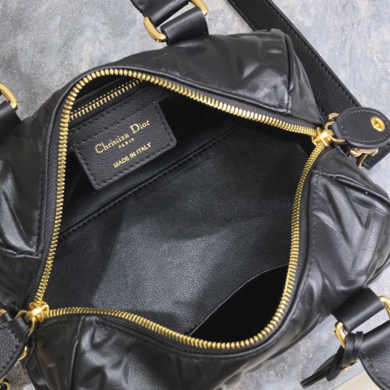 Dior Groove 20 Bag In Graphic Cannage Calfskin Black - Image 5