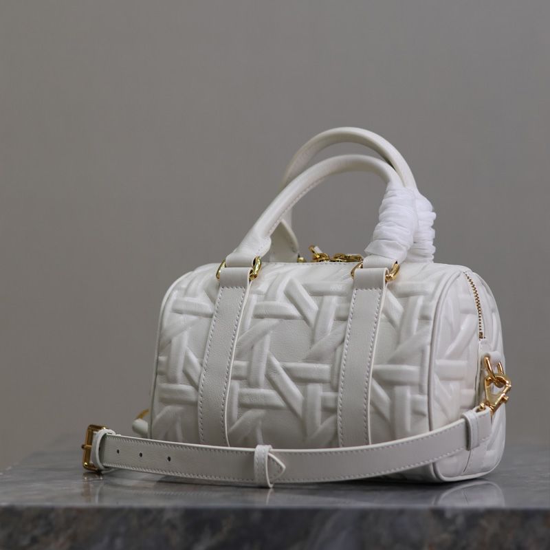 Dior Groove 20 Bag In Graphic Cannage Calfskin White - Image 2