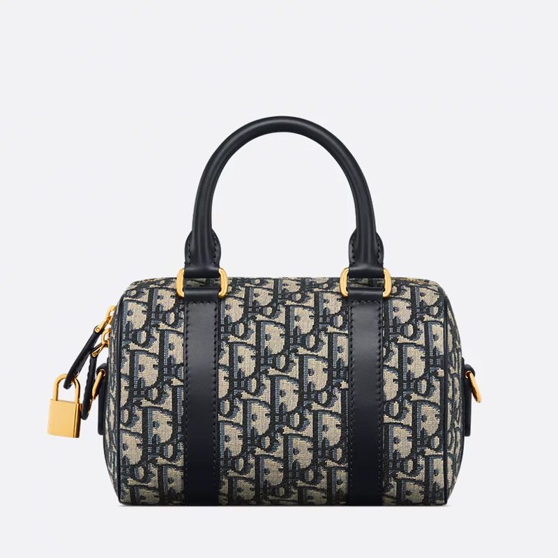 Dior Groove 20 Bag In Oblique Motif Canvas Blue - Image 2