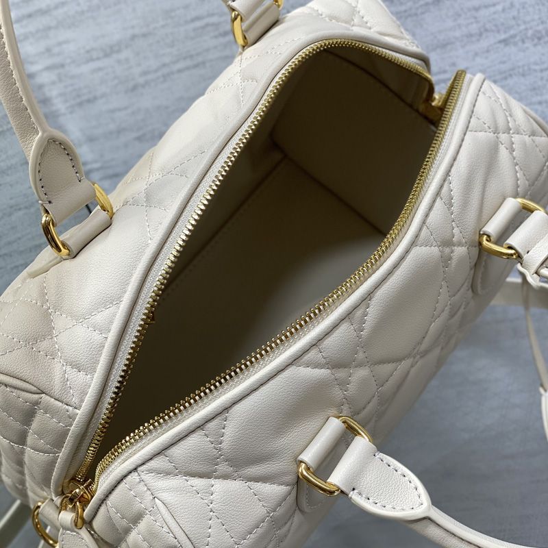 Dior Groove 25 Bag In Macrocannage Calfskin Apricot - Image 5