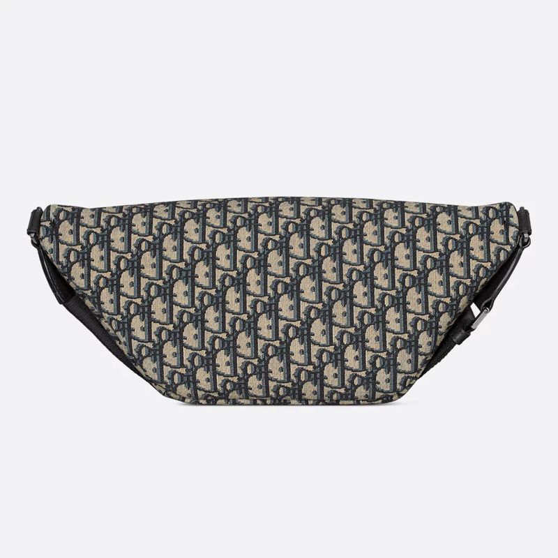 Dior 8 Belt Bag In Oblique Motif Canvas Blue - Image 2