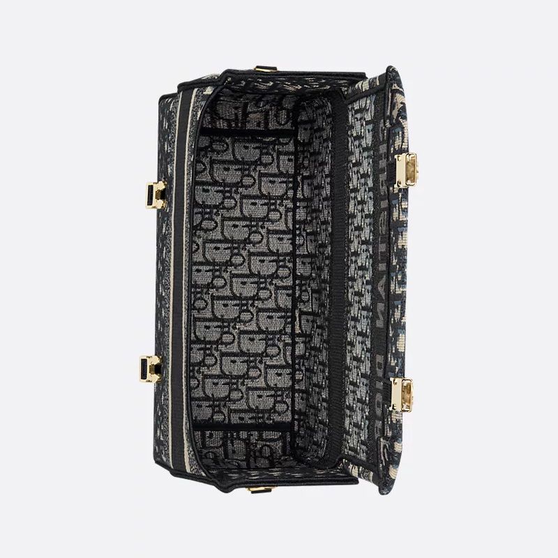 Medium Diorcamp Messenger In Oblique Motif Canvas Blue - Image 4