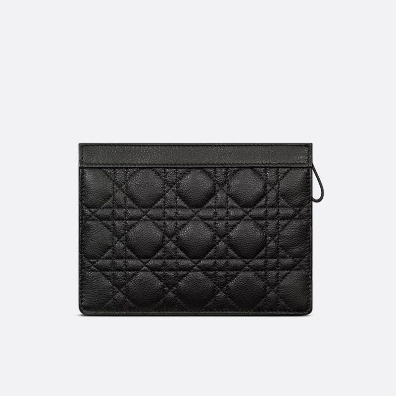 Dior Caro Every Dior Pouch In Supple Cannage Calfskin Black - Image 2