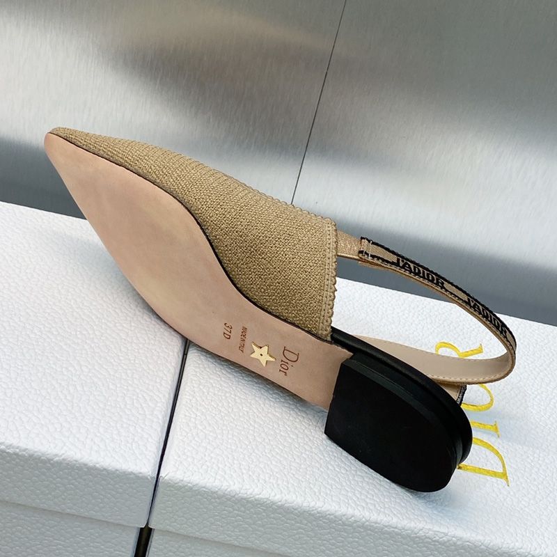 J'Adior Slingback Pumps Women Jute Canvas Beige - Image 7