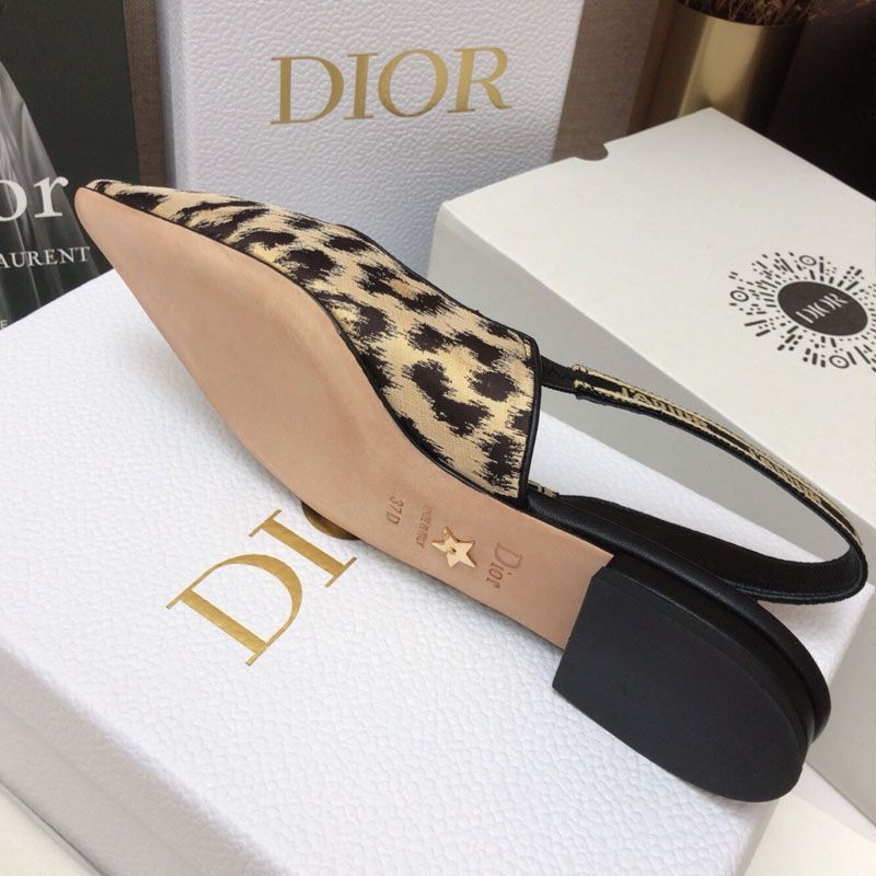 J'Adior Slingback Pumps Women Mizza Motif Canvas Beige - Image 7