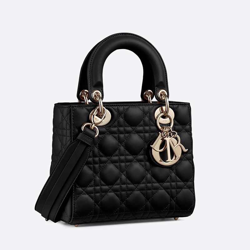 Lady Dior My ABCDior Bag In Cannage Lambskin Black - Image 2