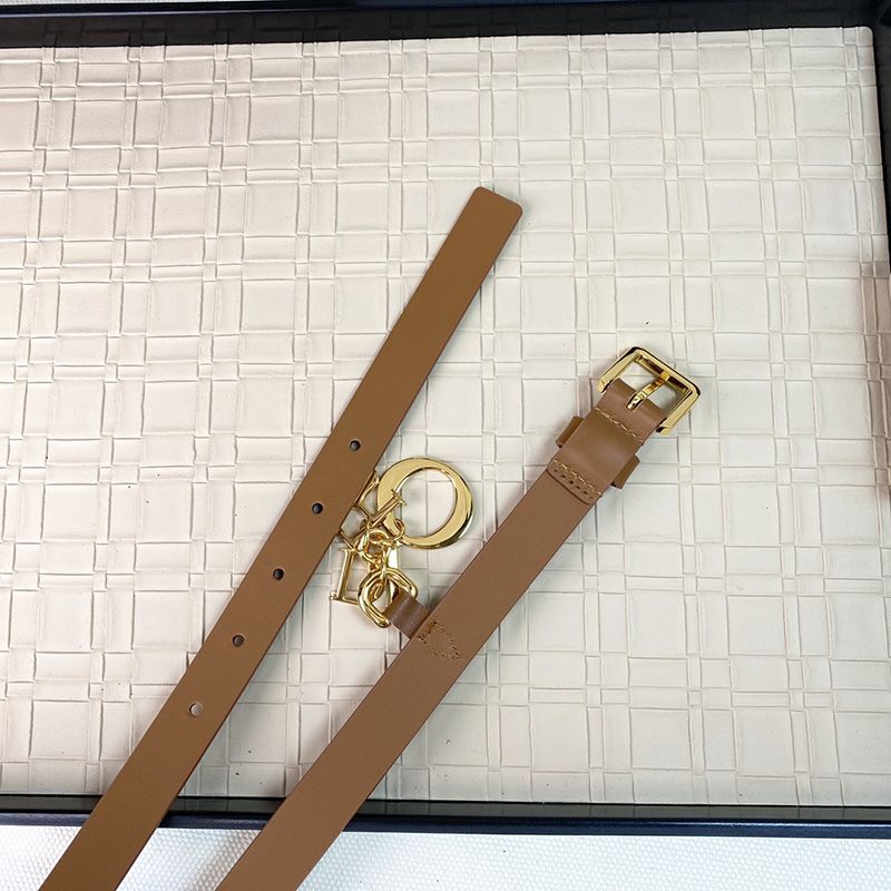 Miss Dior Belt 20MM Smooth Calfskin Brown - Image 3