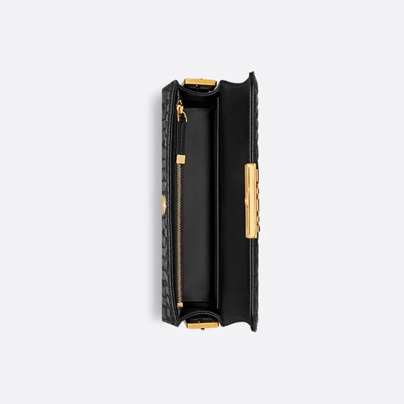 Miss Dior Flap Bag In Quilted Miss Dior Allover Calfskin Black - Image 4