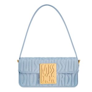 Miss Dior Flap Bag In Quilted Miss Dior Allover Calfskin Sky Blue