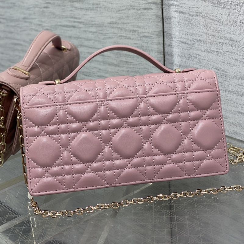 Mini My Dior Bag In Cannage Lambskin Pink - Image 2