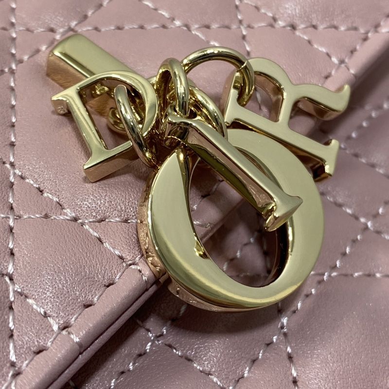 Mini My Dior Bag In Cannage Lambskin Pink - Image 5