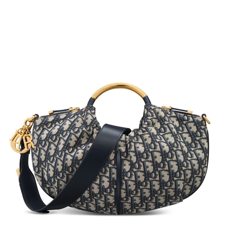 Walk in Dior Purse In Oblique Motif Canvas Blue