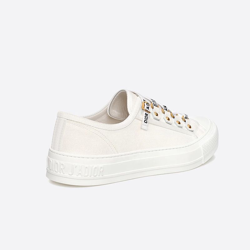 Walk'n'Dior Sneakers Women Canvas White - Image 3